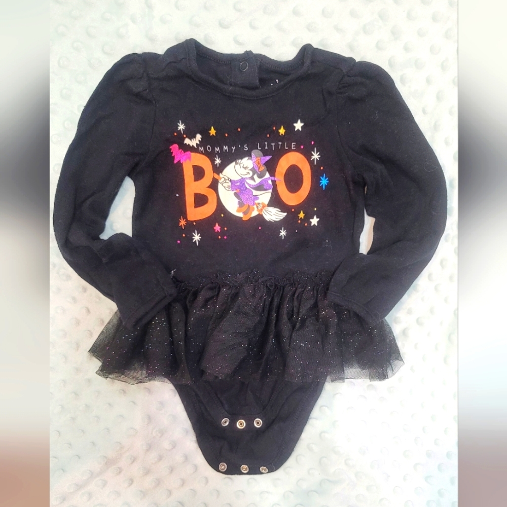 Disney Minnie Mouse Halloween Dress Onesie size 18-24m